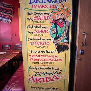 Fiesta Mexicana Tequila Drinking Rules